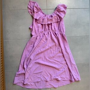 Magnolia Boutique Elegant Lavender Ruffle Mini Dress